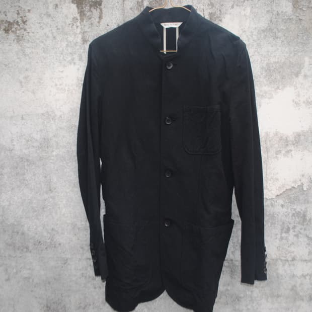 BED J.W. FORD 차이나 카라 린넨 블레이저