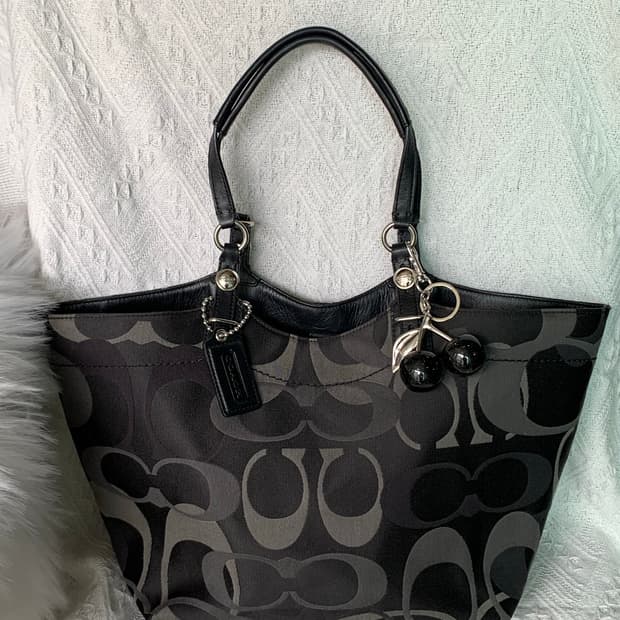 희귀 S급 🖤 Coach 올블랙 숄더백