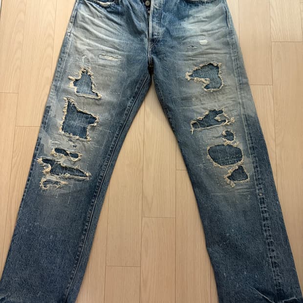 [새제품, 34x31] 슈가케인 1947 리메이크 진 SC41947SR