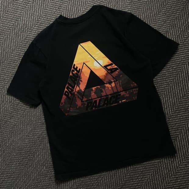 팔라스 트라이 빅로고 반팔 티셔츠 블랙 y 4582