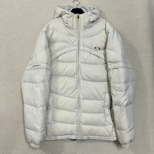 (M) 00s 오클리 아카이브 피스 다운자켓 후드 100