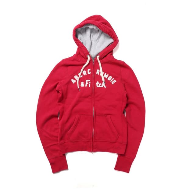 아베크롬비 Abercrombie & Fitch Logo Hood Zip 