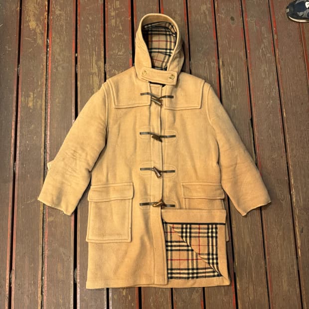 버버리 베이지 떡볶이코트