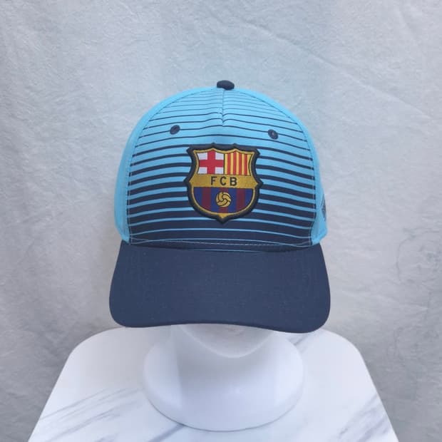FC 바르셀로나 FCB 블루 스트라이프 캡 모자 (394