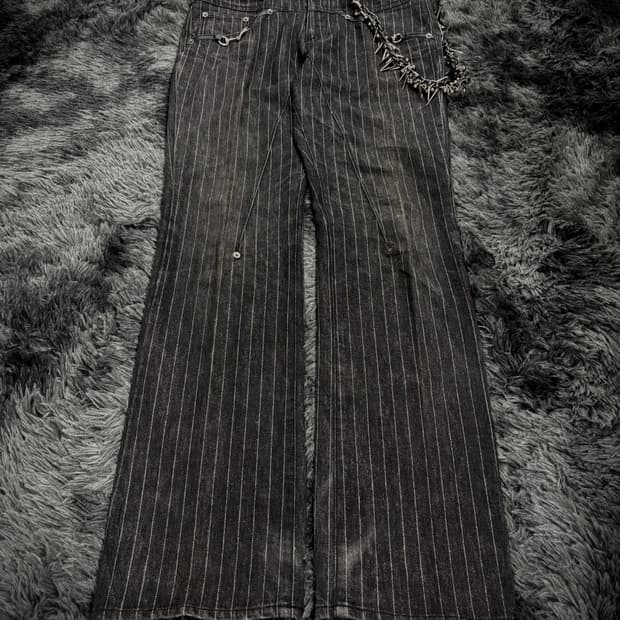 Luv Masion 스트라이프 데님 팬츠