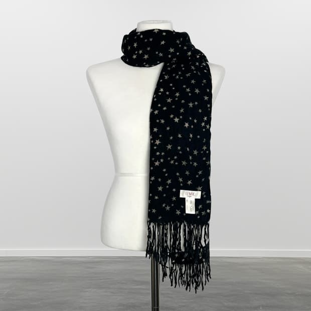 IIMK MICHEL KLEIN 별 패턴 머플러 