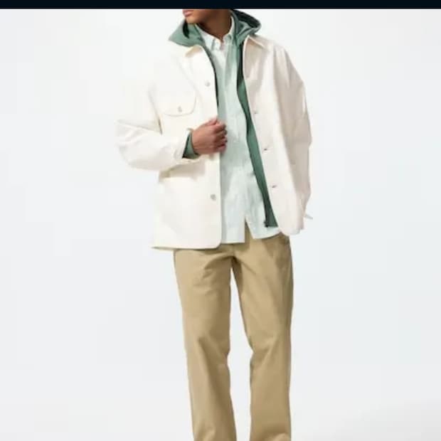 유니클로 레귤러 치노팬츠 베이지 82사이즈