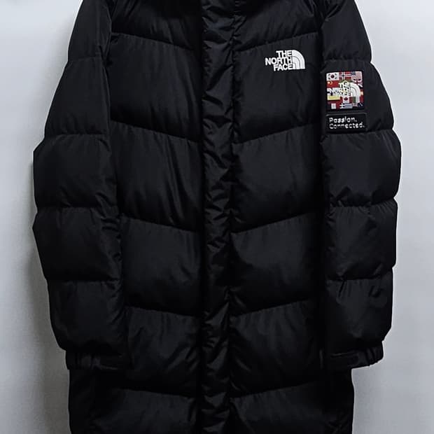 노스페이스 평창올림픽 구스롱패딩 S 90