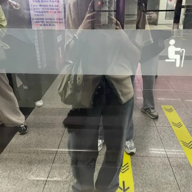 ENOR 엔오르 배색 반팔 가디건 아이보리 베이지 S