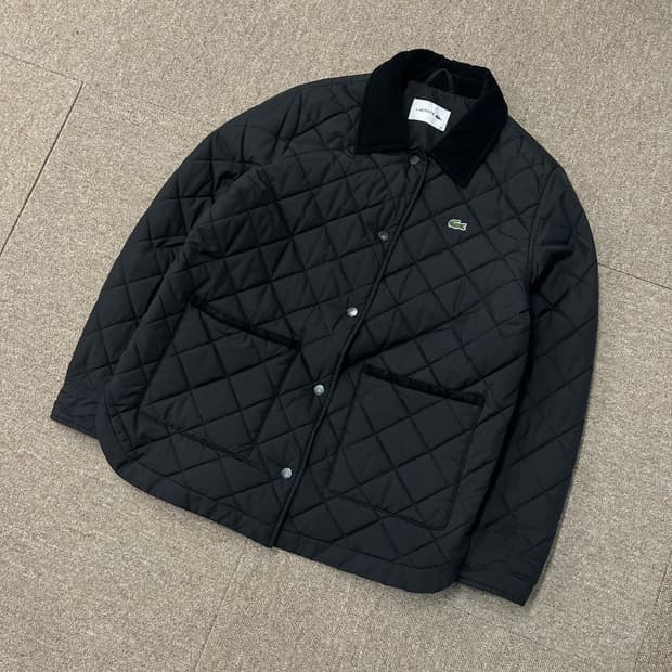 라코스테 퀼팅 자켓