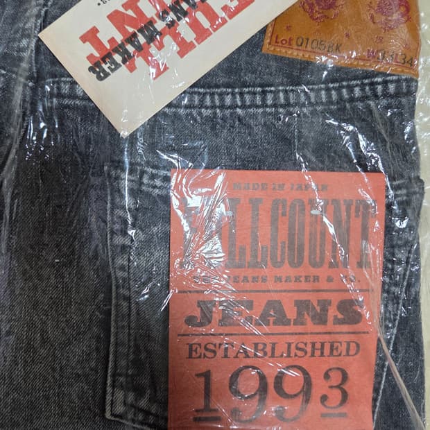 풀카운트 0105 BK 다트포드 팔아요 33×34