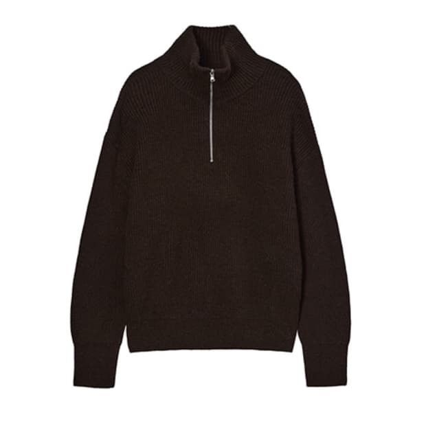 21fw Dunst half neck zip up