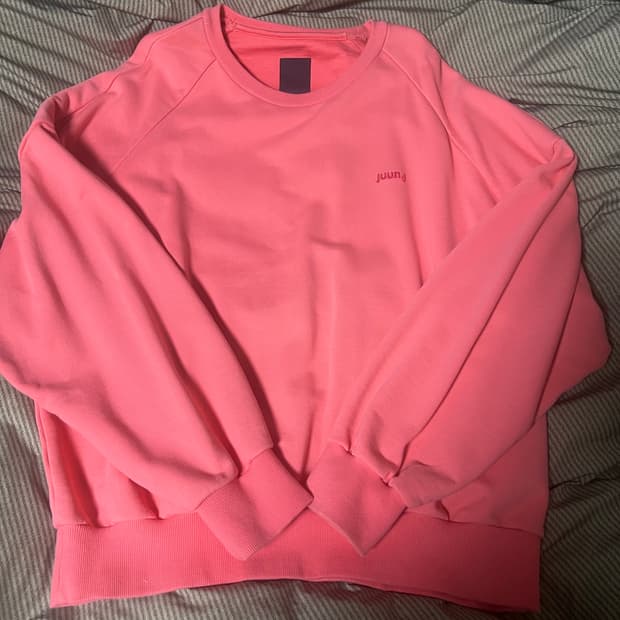 준지 서울소울 핑크 맨투맨 xs