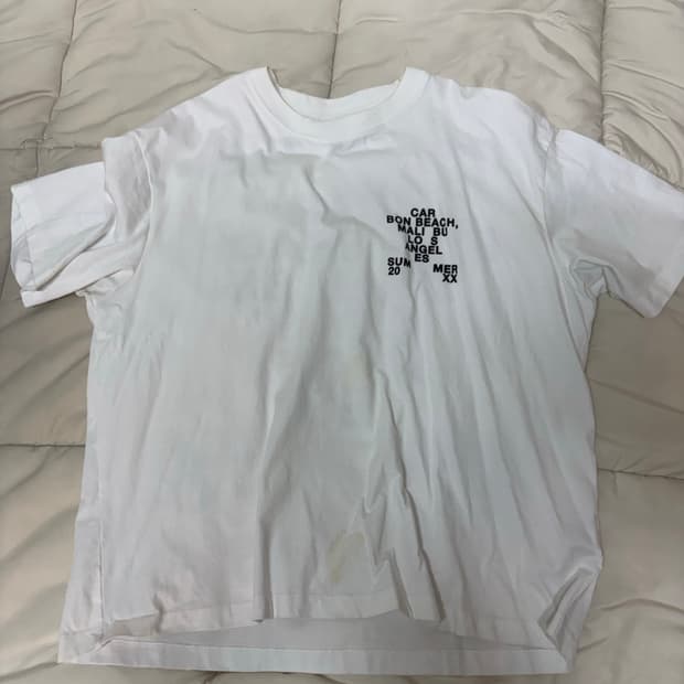 H&m 레터링 반팔 L