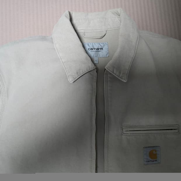 칼하트 wip 디트로이트 자켓 더스키 베이지 L