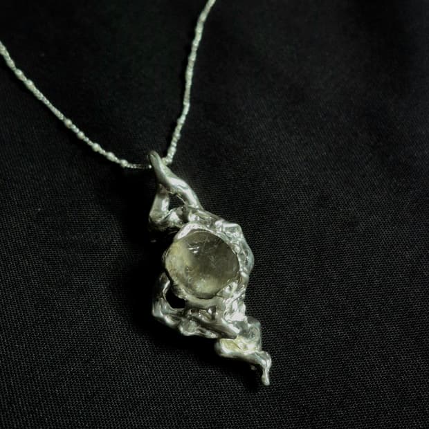 실버 펜던트 목걸이