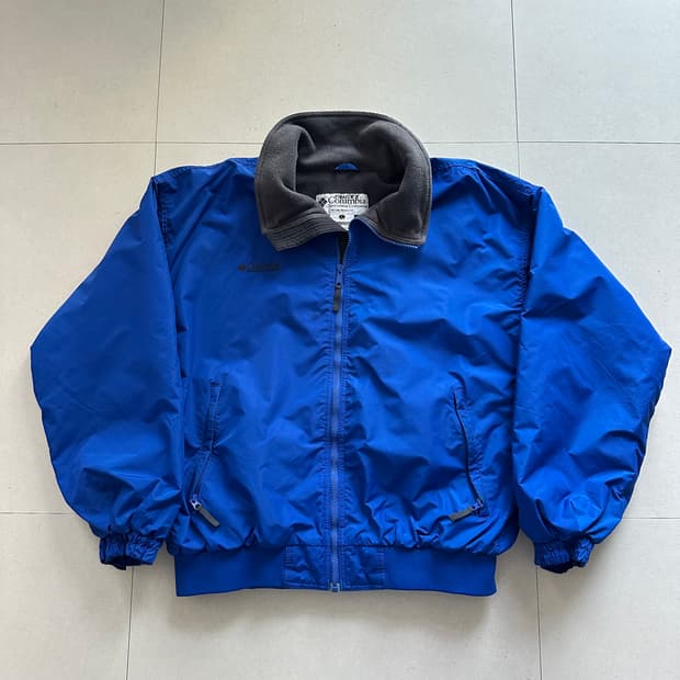 90s 빈티지 컬럼비아 블루 쓰리시즌 플리스 웜버 자켓 L