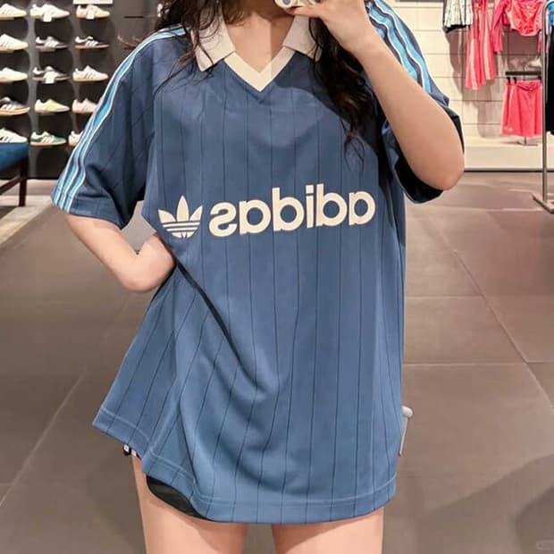 아디다스 핀스트라이프 저지 L
