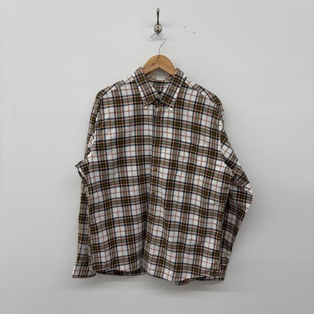 에디바우어 체크 긴팔 셔츠 남성XL