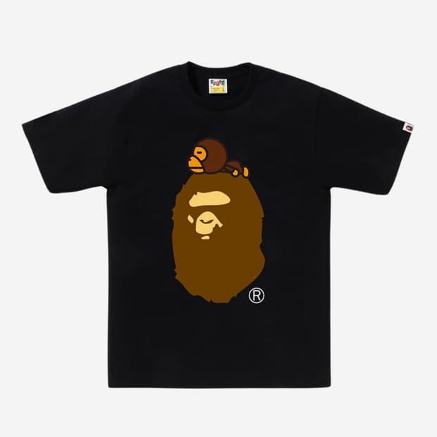 [M-XXL] 베이프 마일로 온 빅에이프 블랙