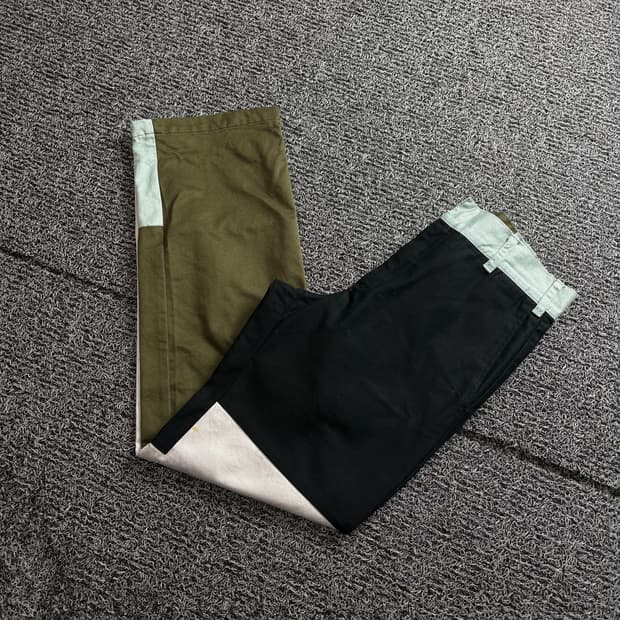 디스이즈네버댓 믹스업 디테일 와이드 워크 팬츠 3151