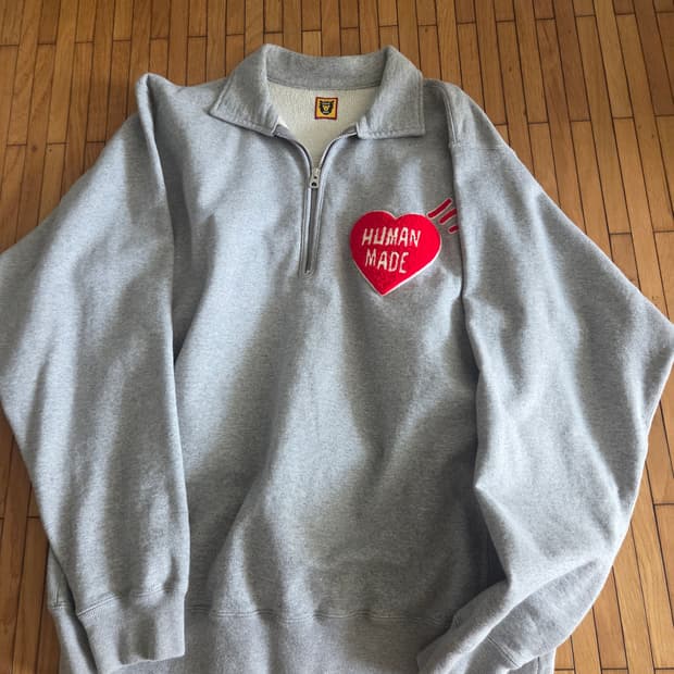 휴먼메이드 하프집업