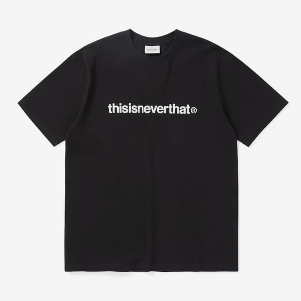 디스이즈네버댓 T-Logo Tee Black