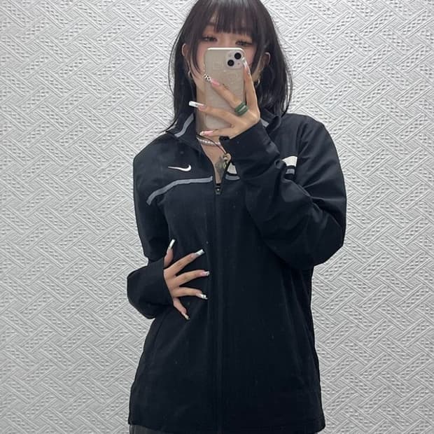 나이키 드라이핏 스포티 배색 바람막이 자켓 M C11081