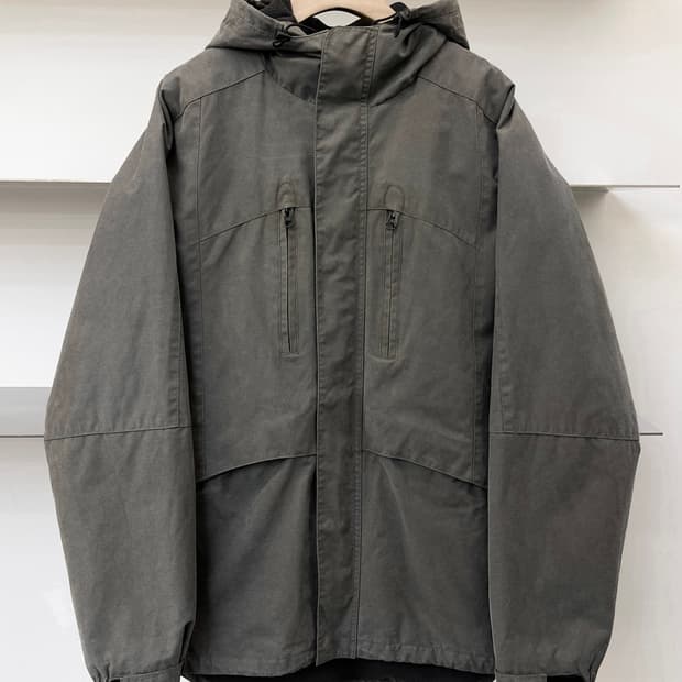 아르마니 익스체인지 플리스 라인 후디드 파카 