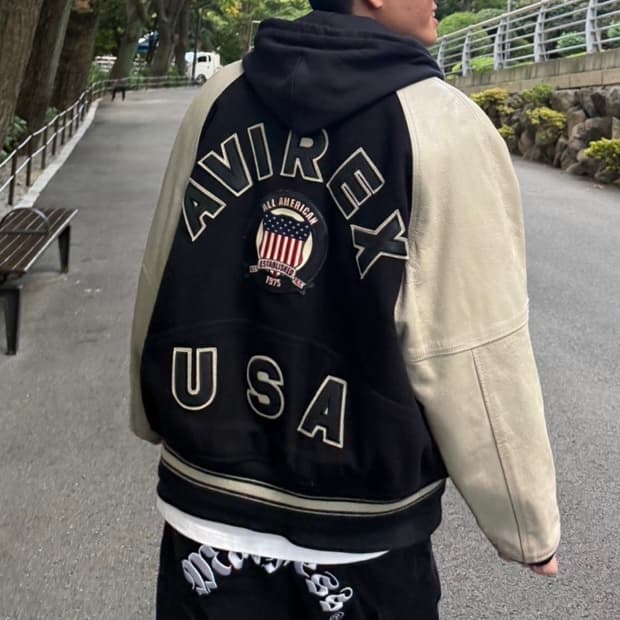 Vintage Arvirex wool varsity