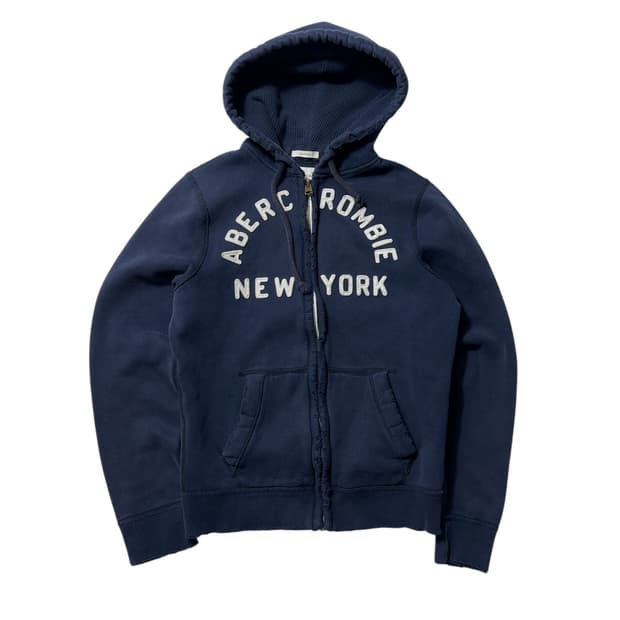 아베크롬비 네이비 뉴욕 후드집업 M