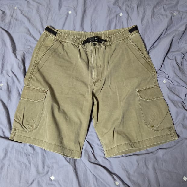 반스 밴딩 쇼츠 빈티지 카키 L