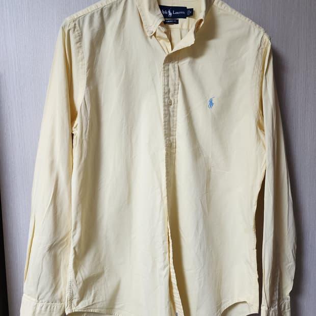 폴로 랄프로렌 옐로우 셔츠 남방 스몰