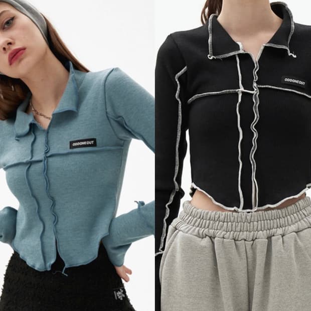 오드원아웃 핀턱 피큐 티셔츠 일괄판매