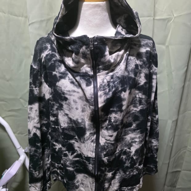 브이케 락시크 펑크 하이넥 후드집업