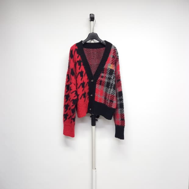 비비안웨스트우드 춘추동 울 루즈박시핏 가디건 S 55-77