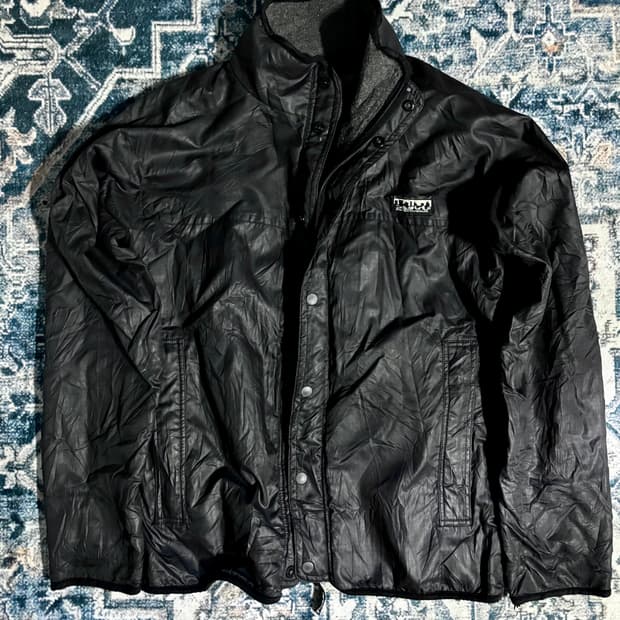 일본 빈티지 x girl 리버시블 양면 후리스 집업