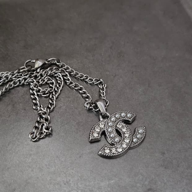 65 샤넬 빈티지 정품 목걸이 업사이클링 써지컬체인