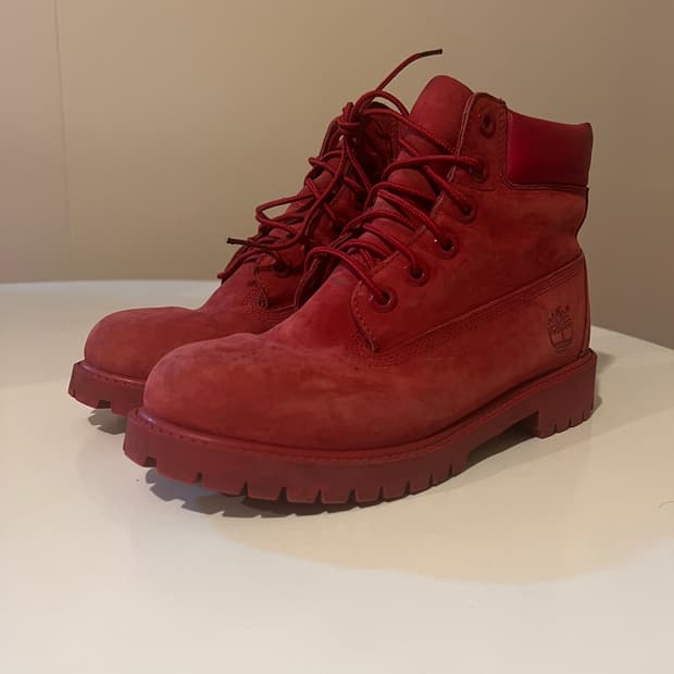 팀버랜드 6인치 프리미엄 워터프루프 레드