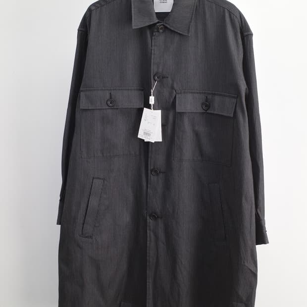 clane homme stand fall collar coat