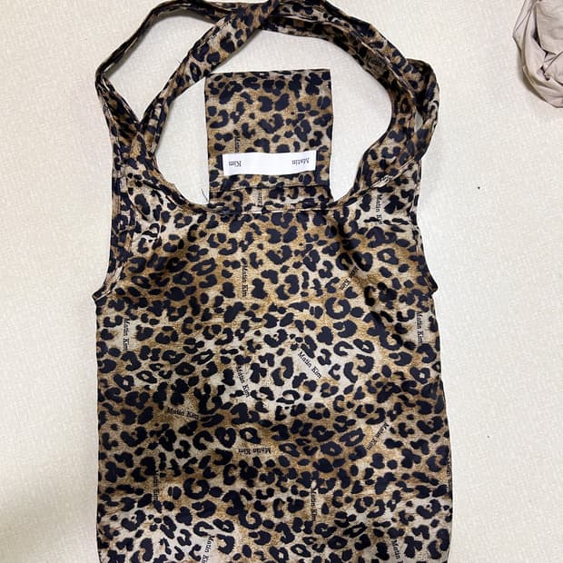 마뗑킴 matin kim 호피 레오파드 숄더백