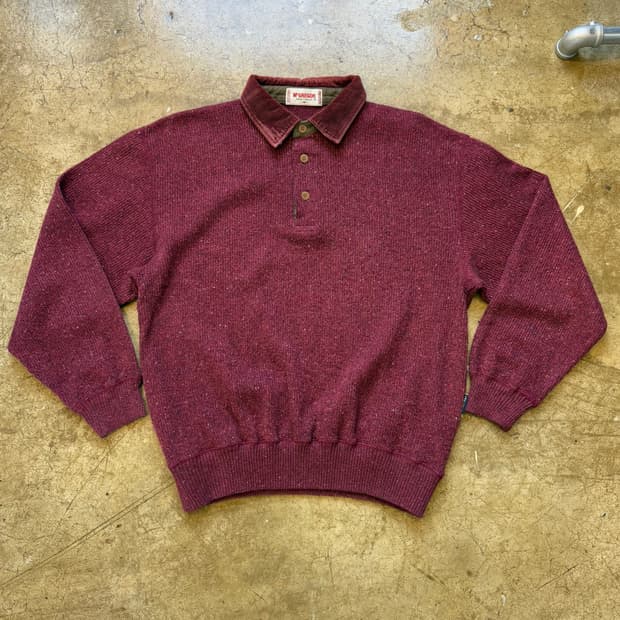 Mcgregor 코듀로이 카라 니트