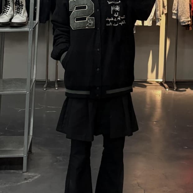 스투시 빅S 레터맨 바시티 자켓 A3618