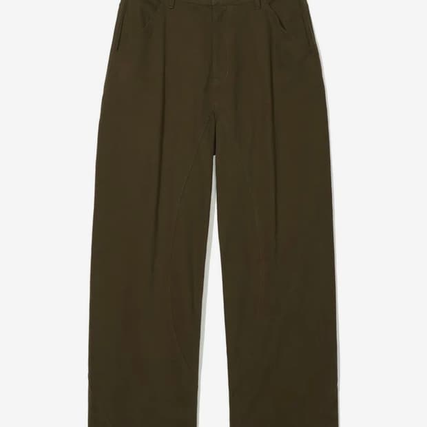 파르티멘토 커브드 절개 와이드 치노팬츠 브라운(S) 배기팬츠유니클로키뮤어