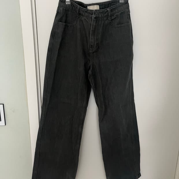 아모멘토 인디고 스트레이트 데님