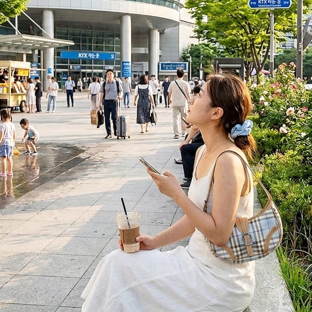 정품 버버리 체크호보백