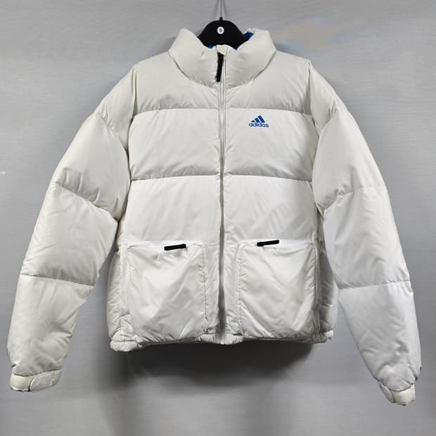 아디다스 슈퍼 퍼피 숏패딩자켓 화이트 M