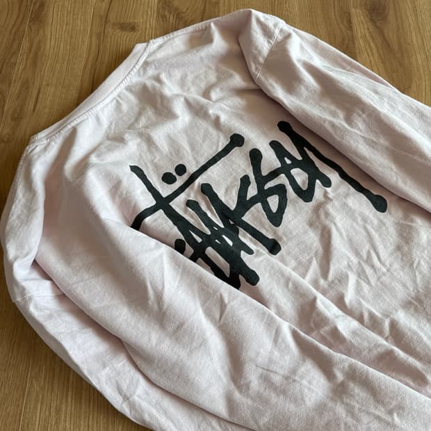 연핑크 스투시 슬리브