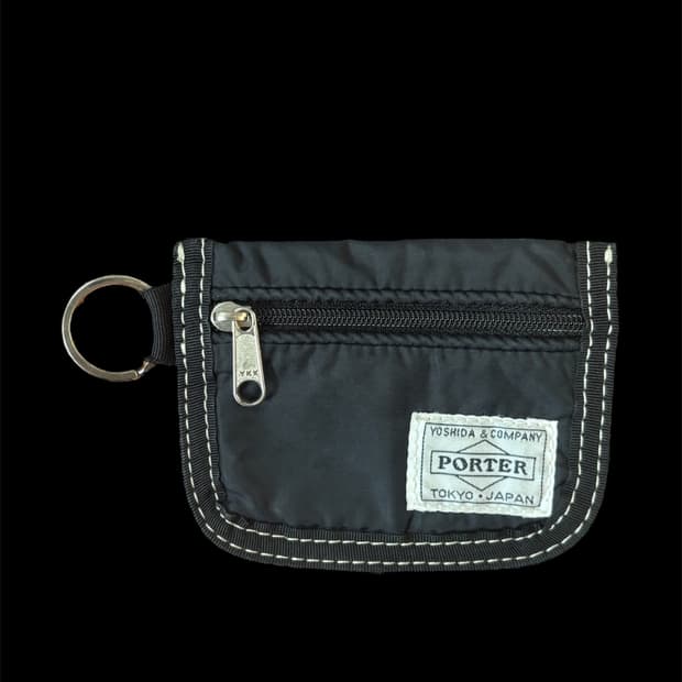 요시다포터 스티치 카드 동전 지갑 