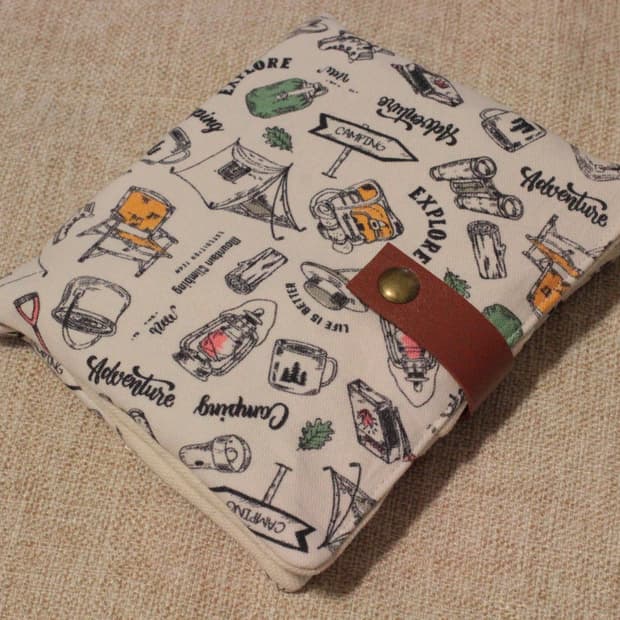 핸드메이드 밴딩 2포켓 파우치